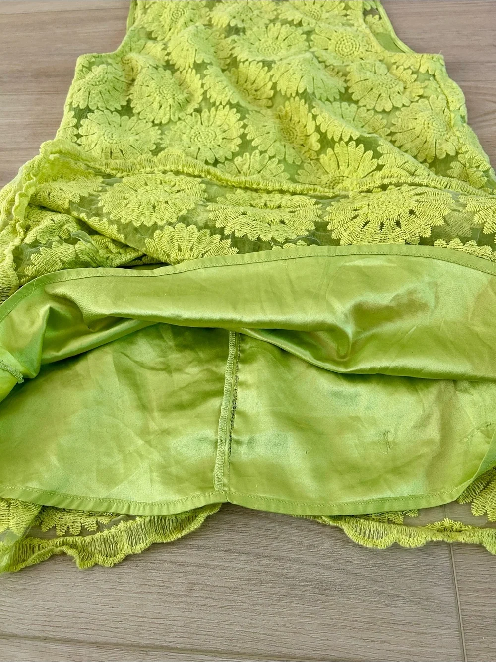 Free People Neon Daisy Mini Dress
